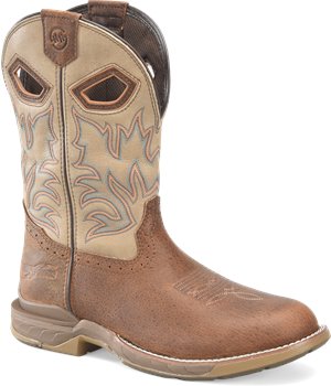 Brown Tan Double H Boot Prophecy